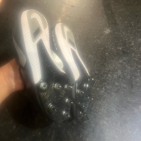 Nike Black and Silver Running Spikes - Picture 8 of 10